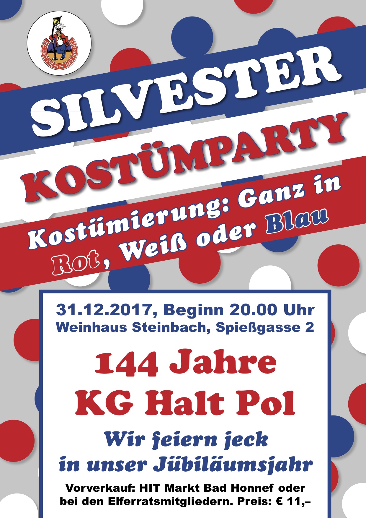 Große Silvesterparty im Weinhaus Steinbach