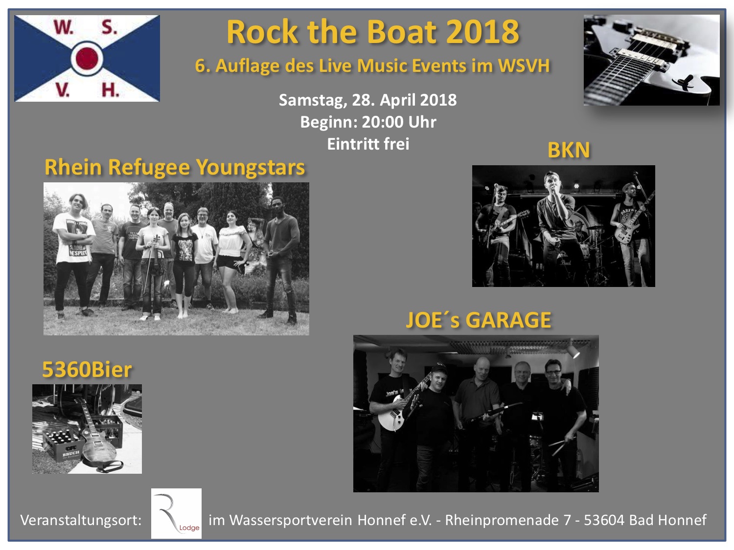 „6. Rock the Boat Party“ beim WSVH