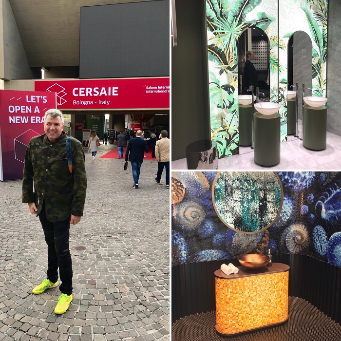 Cersaie 2019: Trendscout Torsten Müller unterwegs in Bologna